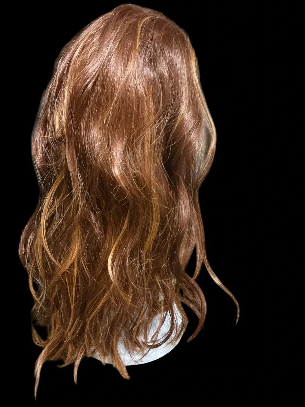 CSC Blondchell Golden Copper.Women's Long Wavy Synthetic Hairpiece